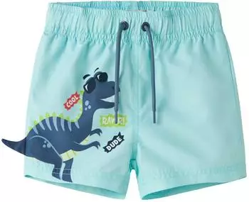 Name It NMMZAKAN Badeshorts (63123465) türkis/dunkelblau/hellgrün/weiß