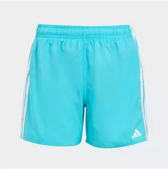 Adidas 3-Stripes Badeshorts Kids (KA4928) lucid cyan/white