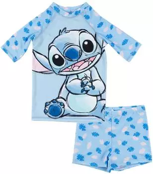 United Labels Lilo & Stitch Zweiteiliger Badeanzug UV Schutz 30 blau
