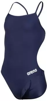 Arena Team Swimsuit Challenge Solid (004765) navy/white