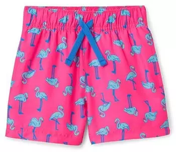 Amazon Essentials Schnelltrocknende Badeshorts (AEBY93510S25) kräftiges rosa flamingo