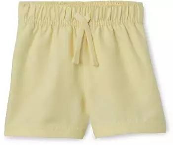 Amazon Essentials AEBY93738 Schnelltrocknende Badeshorts (AEBY93738S25) hellgelb
