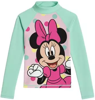 United Labels Minnie Mouse Badeanzug mit Rüschen grün/rosa
