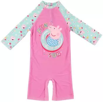 United Labels Peppa Pig Badeanzug UV Schutz 50 rosa