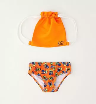 iDO by Miniconf Baby Boy Accessories Badehose (25705028) orange, multicolour print