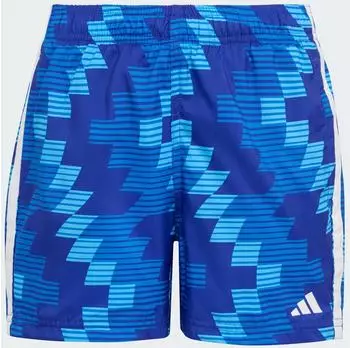 Adidas Graphic Swim Kids Swimwear (KD5350) lucid blue/white