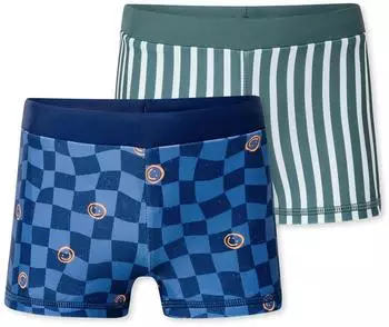 Schiesser Aqua Kids Badehose (276762) mineral/indigo