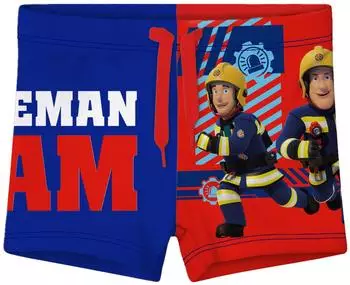 United Labels Feuerwehrmann Sam Badeshorts blau/rot