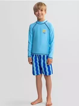 Minoti Swim Shorts azur/royalblau/orange