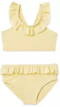 Amazon Essentials Zweiteiliges Rüschen-Bikini-Set, Slim Fit (AEGL50902M26) hellgelb