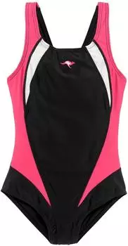 KangaROOS Badeanzug mit sportlichen Kontrasteins&auml;tzen (720202) schwarz