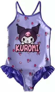 United Labels Hello Kitty Badeanzug mit Rüschen lila
