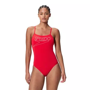 Speedo Badeanzug high risk red