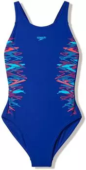 Speedo Placement Muscleback Badeanzug (808324005) blu/nvy