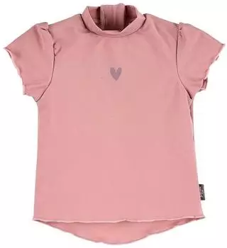 Sterntaler Badeshirt Kurzarm Herz Print UV-Schutz 50+ (2502354) pink