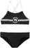 KangaROOS Bustier Bikini Sporty mit sportlichem Frontdruck (632983) schwarz