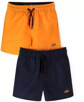 Minoti Swim Shorts navy/orange