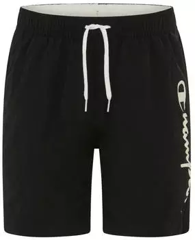 Champion Boys' Beach Shorts mit gro&szlig;em Logo (49367129) schwarz