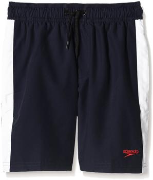 Speedo Jungen Badeshorts Logo Yoke Splice Watershorts navy blue/red (8096836-346)
