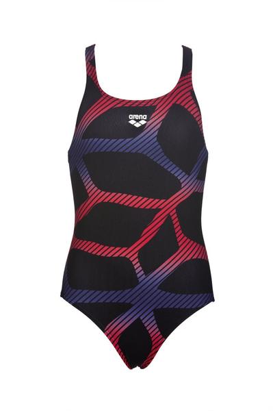 Arena Girl´s Spider One Piece black/red