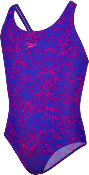 Speedo Boom Allover Splashback Blue/Electric Pink