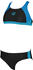 Arena Ren Two Pieces (000994) black/pix blue/turquoise