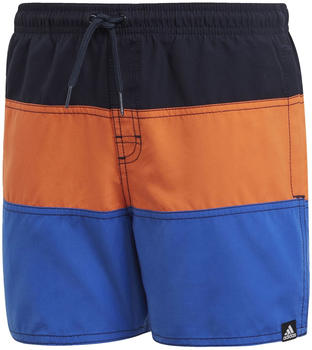 Adidas Colorblock Swim Shorts (DQ2980) legend ink/true orange/true blue