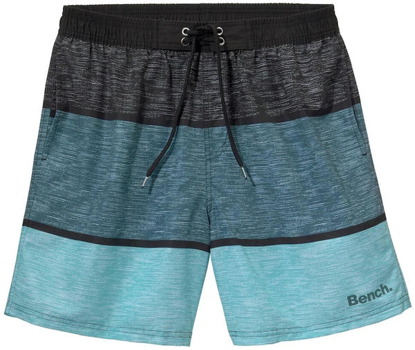 Bench Mac Kids Swim Shorts black/blue/melange