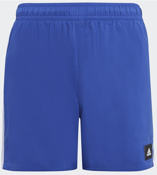 Adidas 3-Streifen Badeshorts semi lucid blue/white (HR7435)