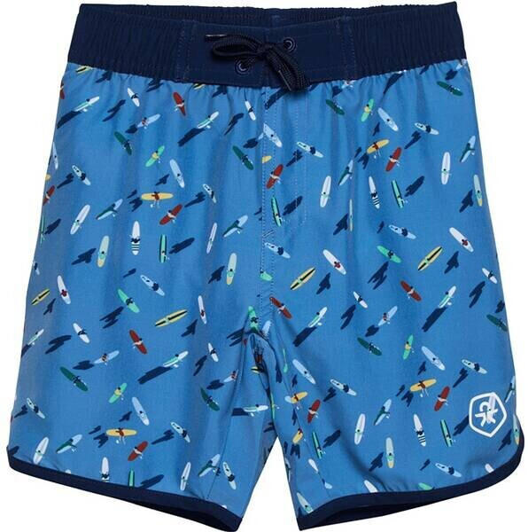Color Kids Shorts Swim Shorts - AOP (720144-7450) coronet blue