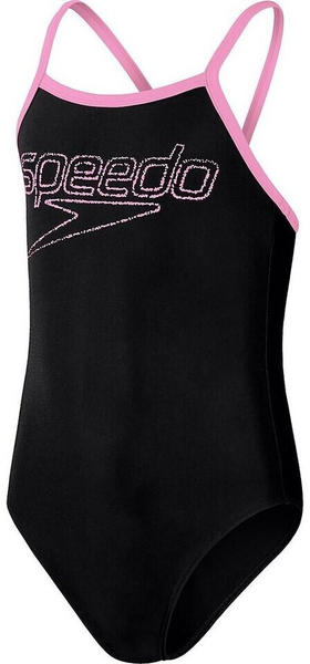 Speedo Badeanzug logo tsrp msbk jf black/pink (800304215175-5175) black/taffy pink2