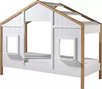 Vipack Hausbett »Babs, mit Dachaufbau, Fenstern, Made in Europe, originelle Optik«, Vipack Hausbett »Babs, mit Dachaufbau, Fenstern, Made in Europe, originelle Optik«,