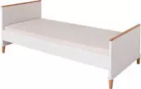 PAIDI Einzelbett "LOTTE & FYNN Steiff by PAIDI, 90x200cm Jugendliege" Wei&szlig; mit Eiche
