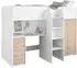 Parisot Tom 1 90x200cm mit Schrank und Tisch jackson-eiche/weiß