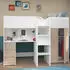 Parisot Tom 1 90x200cm mit Schrank und Tisch jackson-eiche/weiß