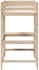 vidaXL Hochbett mit Schreibtisch Massivholz Kiefer 100x200cm (842846)