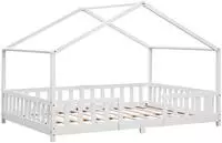 Kinderbett Treviolo 120x200 cm Wei&szlig; [en.casa]