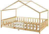 Kinderbett Treviolo 120x200 cm Holzfarben [en.casa]