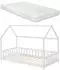 en.casa Hesel 90x200cm mit Matratze
