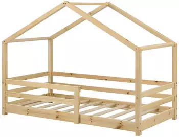 en.casa Knätten 90x200cm holzfarben