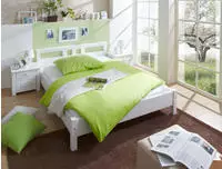Ticaa Futonbett "Merci" Einzelbett, aus Kiefer Massivholz, inkl. Rollrost