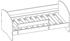 ACMA Junior-Bett 70x140cm (AII-D-140)