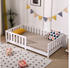 ecoMI Kinderbett mit Rausfallschutz 80x160cm