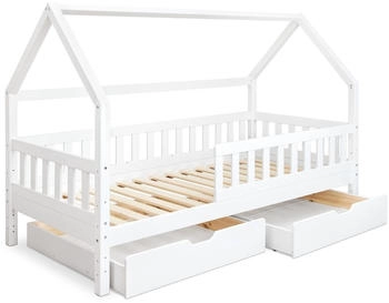 Ehrenkind Hausbett 90x200cm mit Schubladen (HBT-DS-K2-200X90)