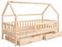 Ehrenkind Hausbett 90x200cm mit Schubladen (HBT-DS-K2-200X90)