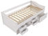 Juskys Nalu 90x200cm mit Matratze und Schubladen