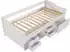 Juskys Nalu 90x200cm mit Schubladen