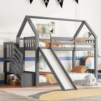 Stilvora Etagenbett 90x200 cm für 2 Kinder