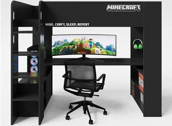 Phoenix Group AG Minecraft 90x200 cm schwarz