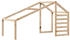vidaXL Dach für Kinderbett 198x97x113 cm Massivholz Kiefer (846876)